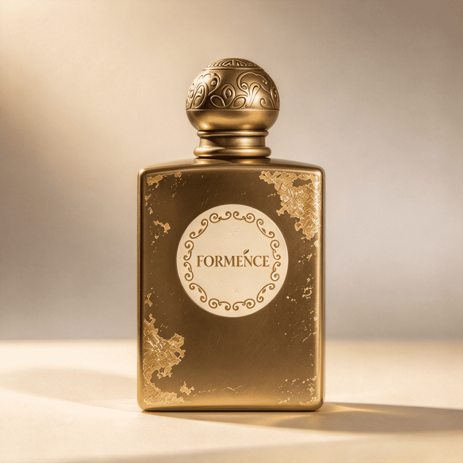Luxury Classic Vintage Style Gold Glass Perfume Bottles Empty Packaging 30ml 50ml 100ml