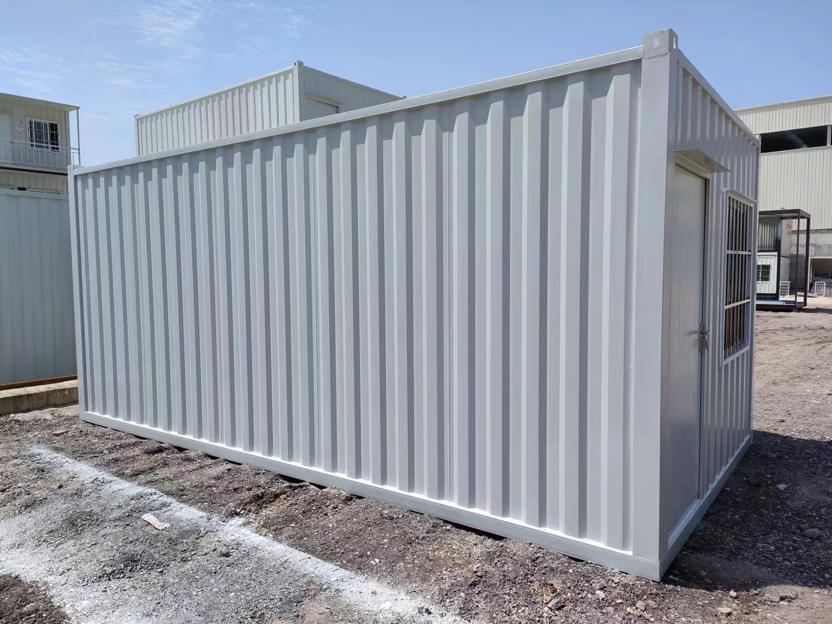 Fixed Wave Wall Panel Container House