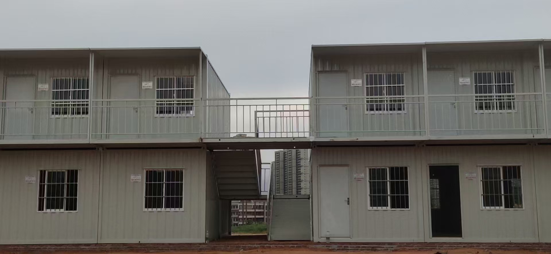 Fixed Combined Container House For Worker Restroom In Construction Site