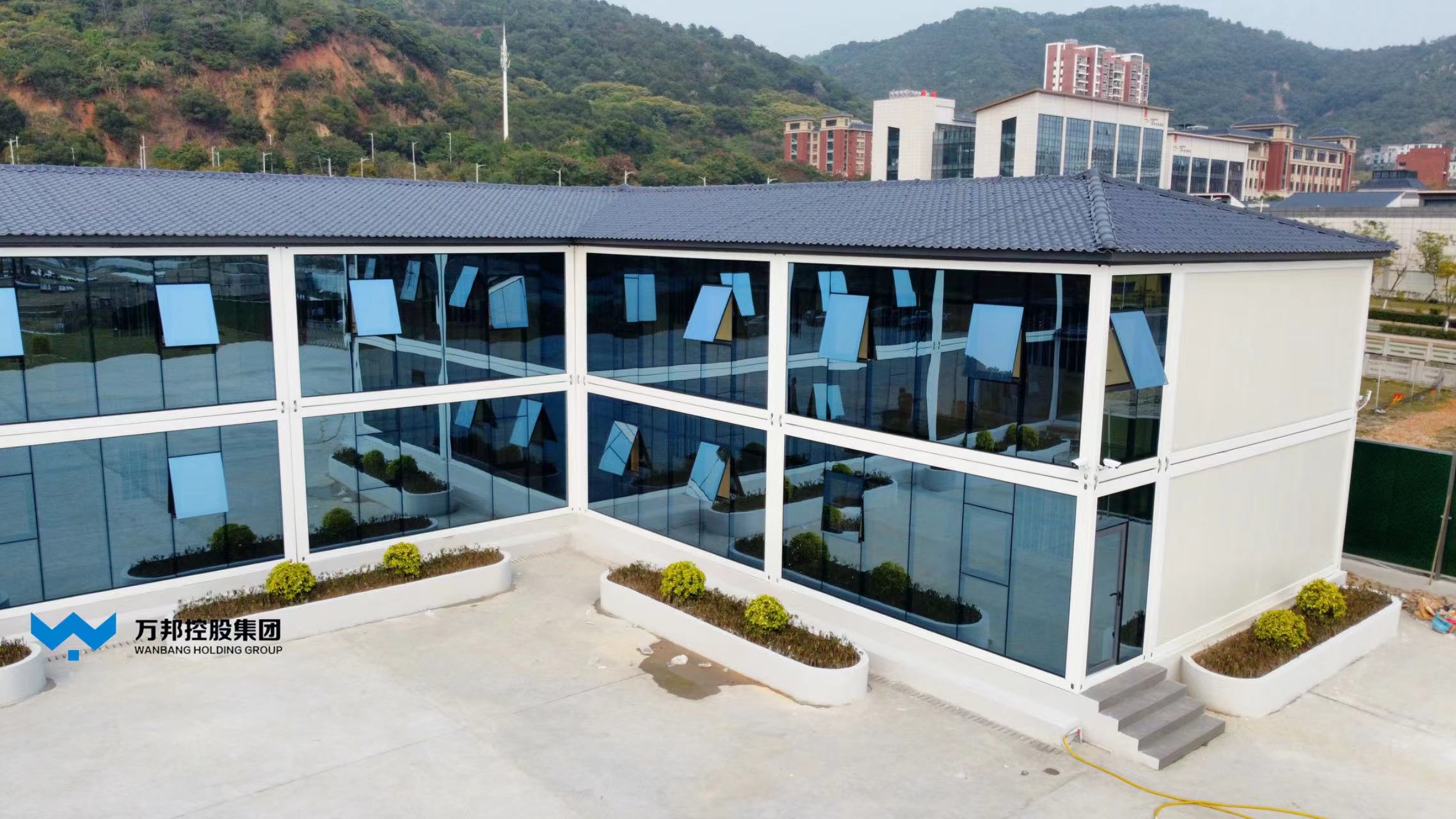 Flat Pack Container House For Construction Meeting Room