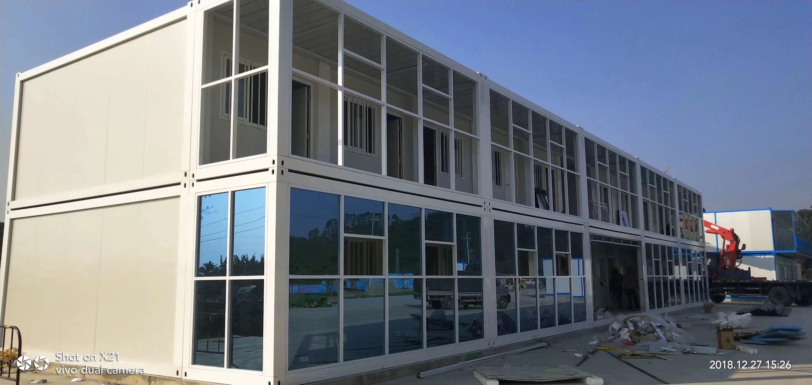 Flat Pack Container House For Worker Apartment In Construction Site
