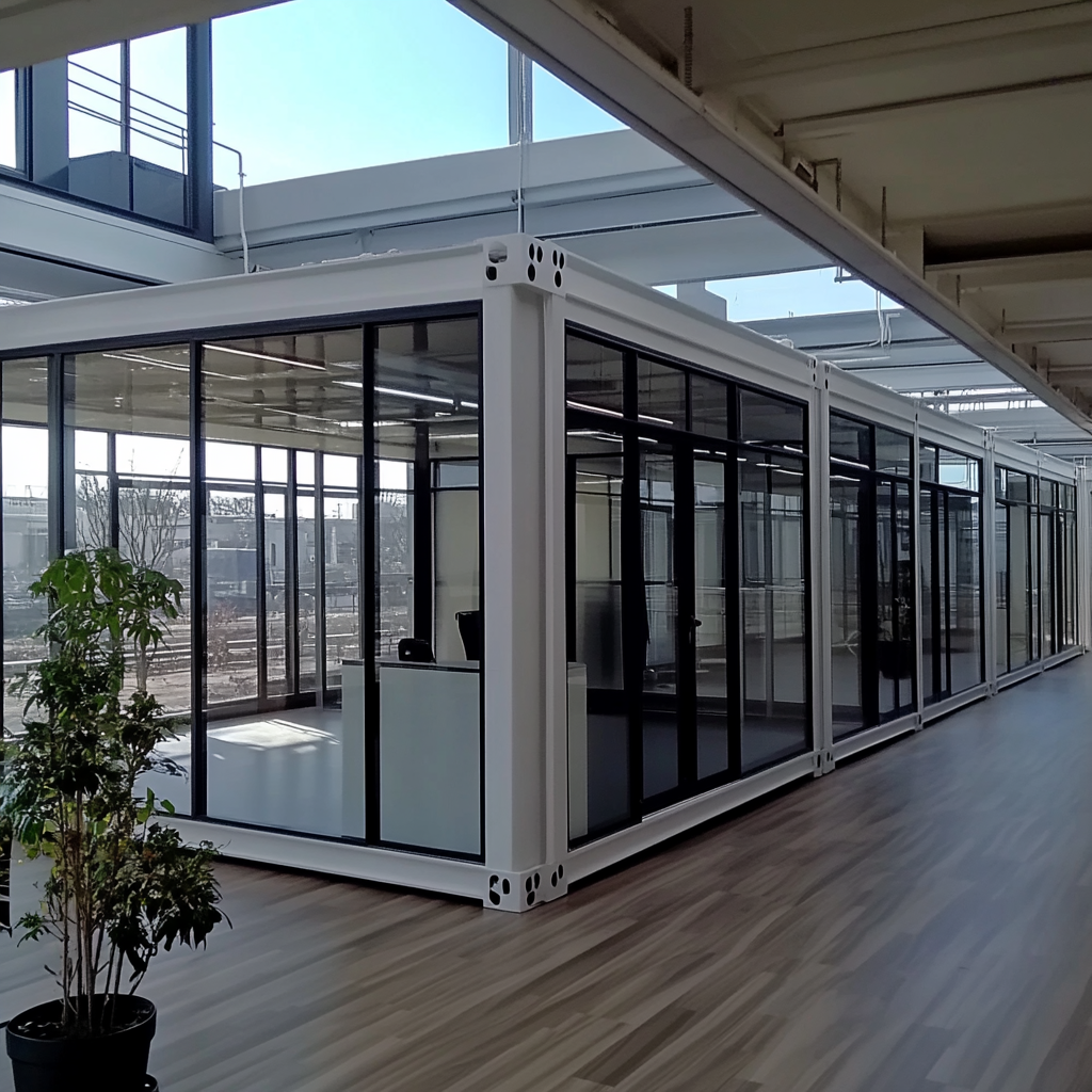 Glass Curtain Wall Container house