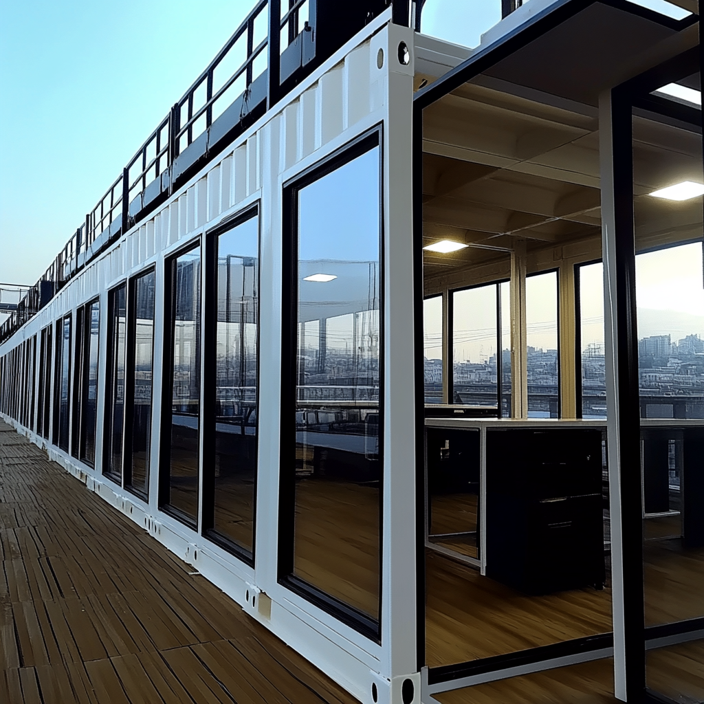 Glass Curtain Wall Container house