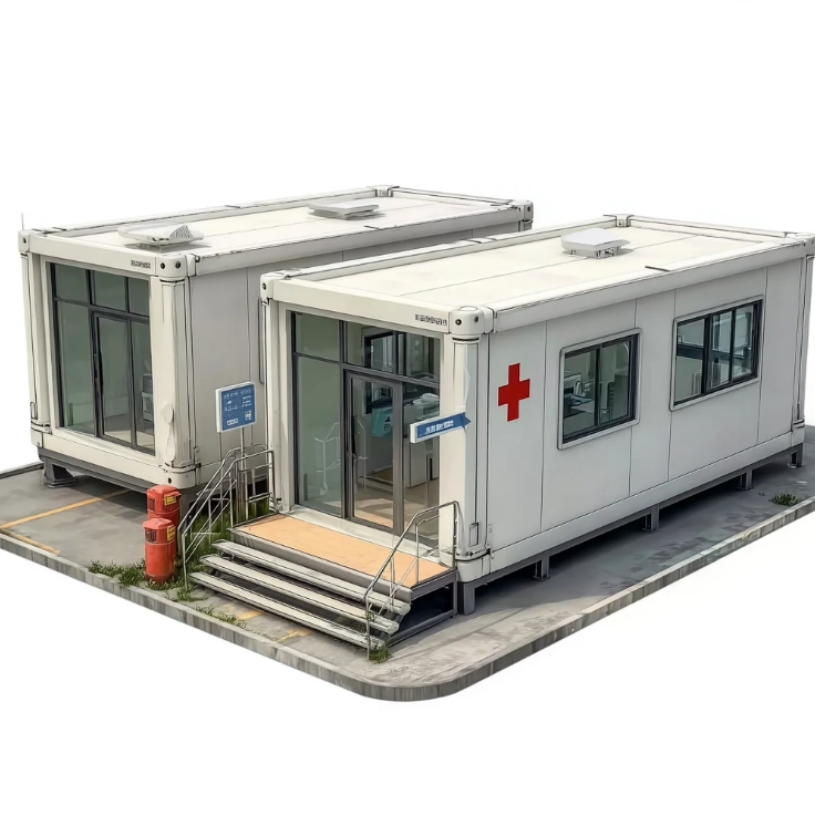 Klinik Kontainer Portabel Lanen — Solusi Lokasi Modular yang Disesuaikan