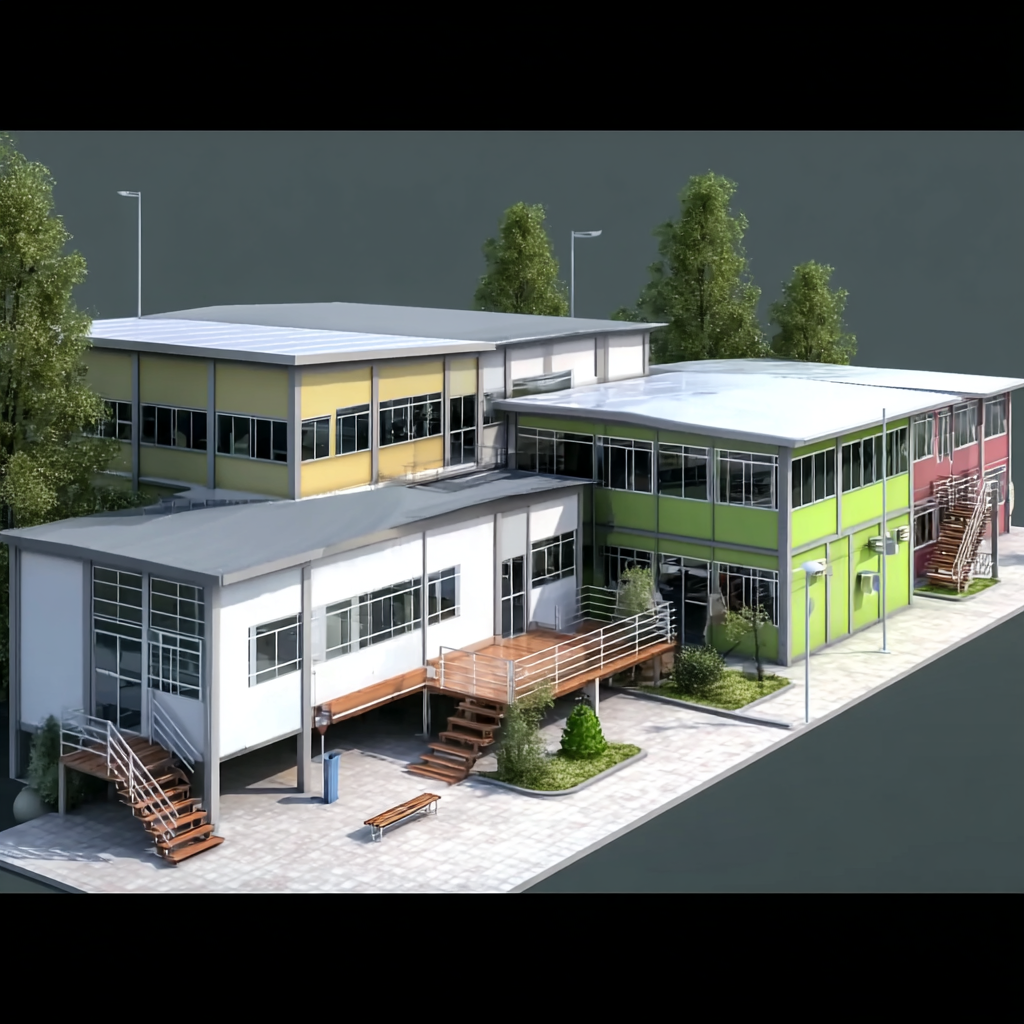 Sekolah Kontainer Modular Lanen — Solusi Lokasi Modular yang Disesuaikan untuk Pendidikan