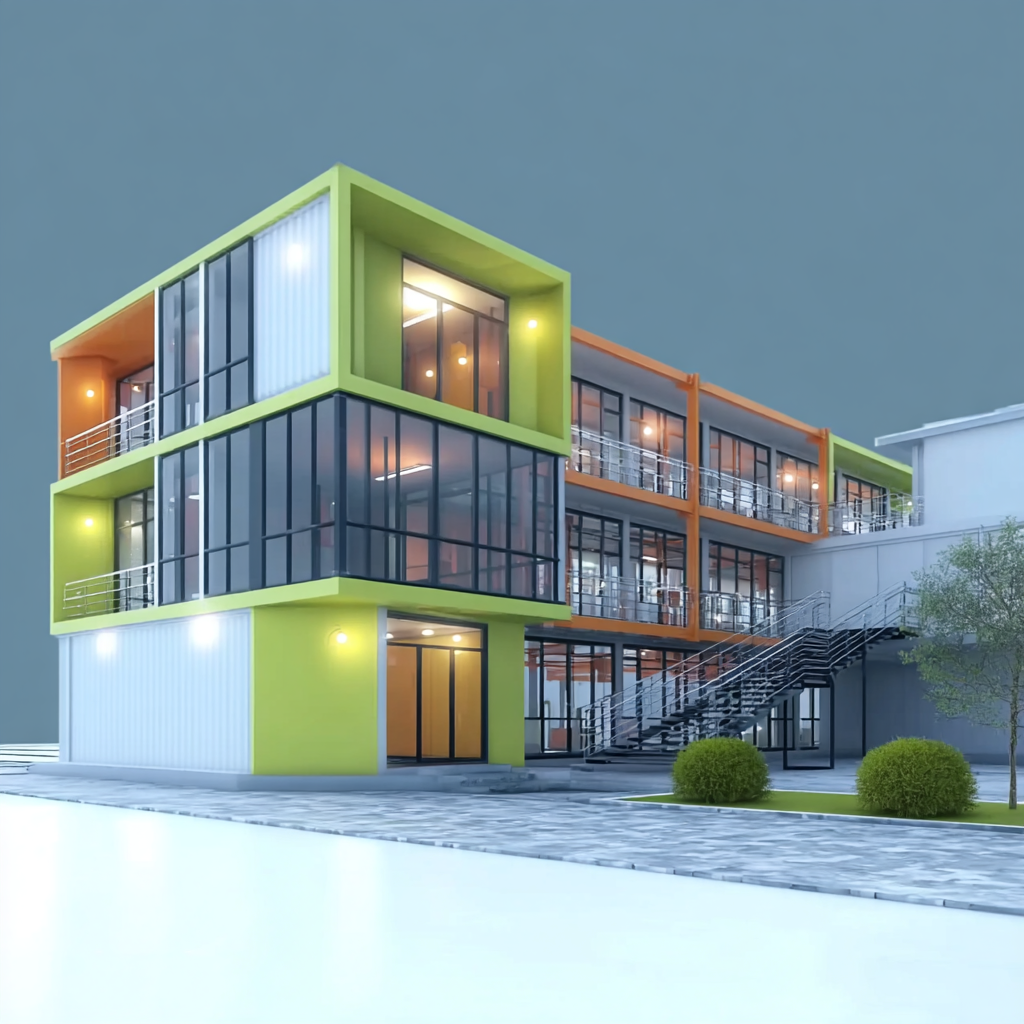 Sekolah Kontainer Modular Lanen — Solusi Lokasi Modular yang Disesuaikan untuk Pendidikan