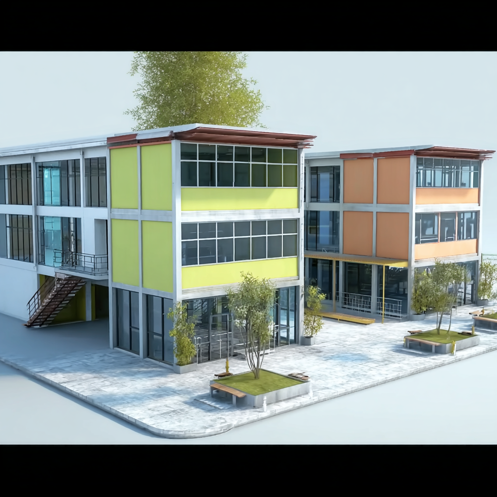 shipping container School