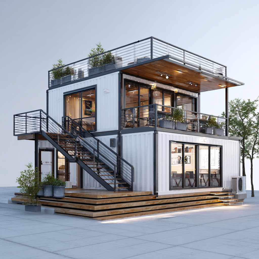 Kantin Kontainer Lanen Modular Site — Solusi Modular Site yang Disesuaikan untuk Katering yang Aman dan Cepat