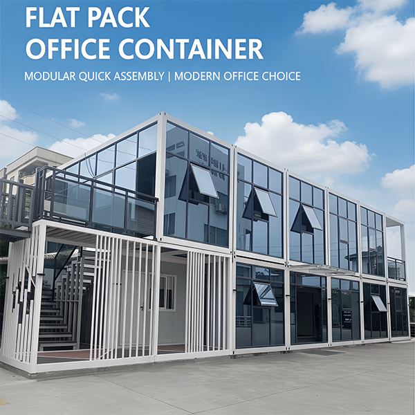 Flat Pack Office Container for Construction Sites by Fujian Lanen