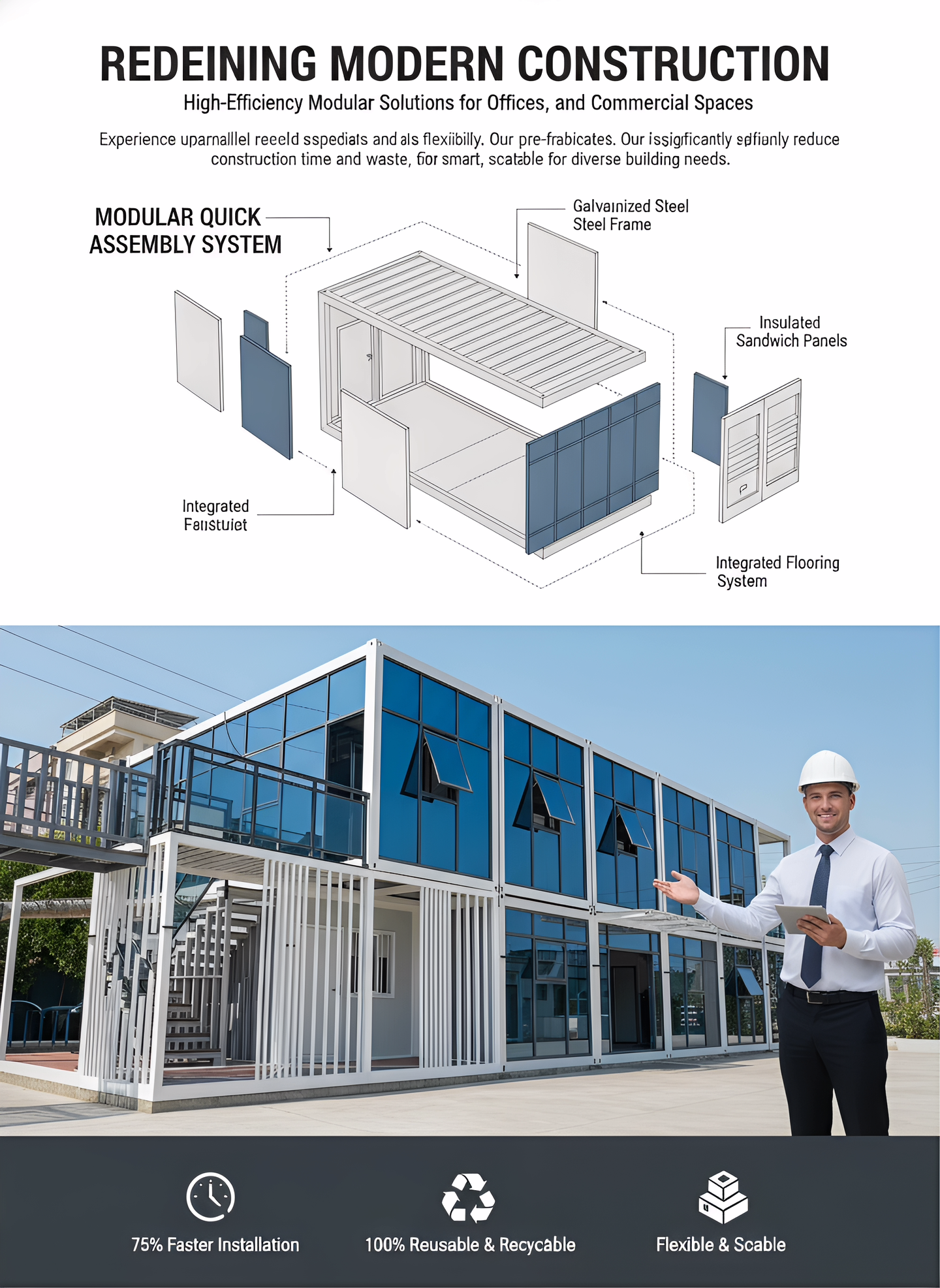 Flat Pack Office Container
