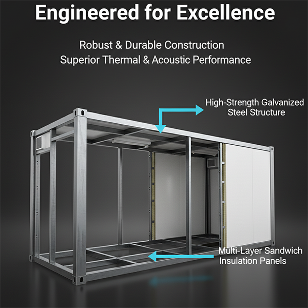 Flat Pack Dormitory Container House for Worker Camps & Site Offices | Fujian Lanen