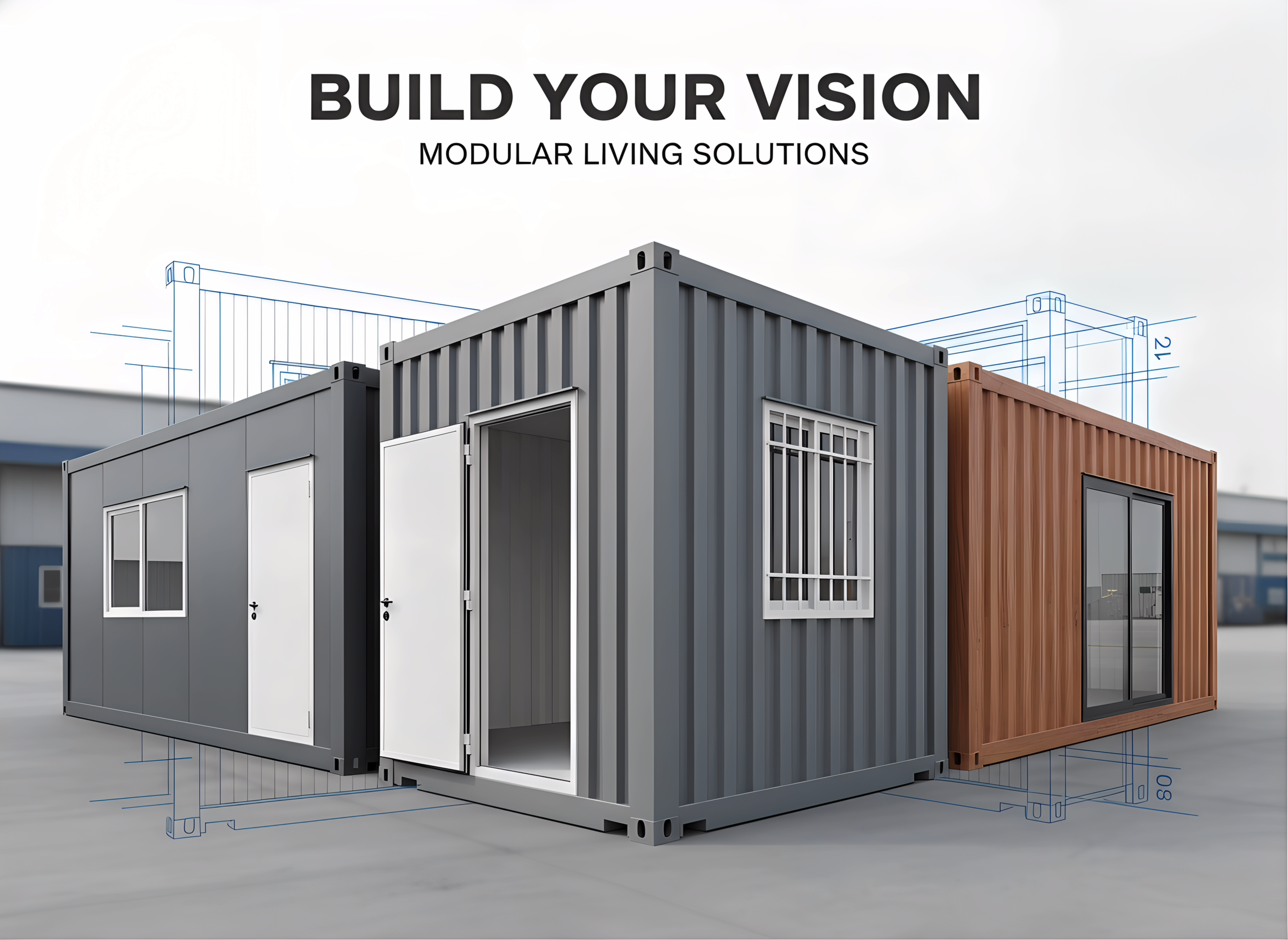 Rock Wool Container House for Dormitory