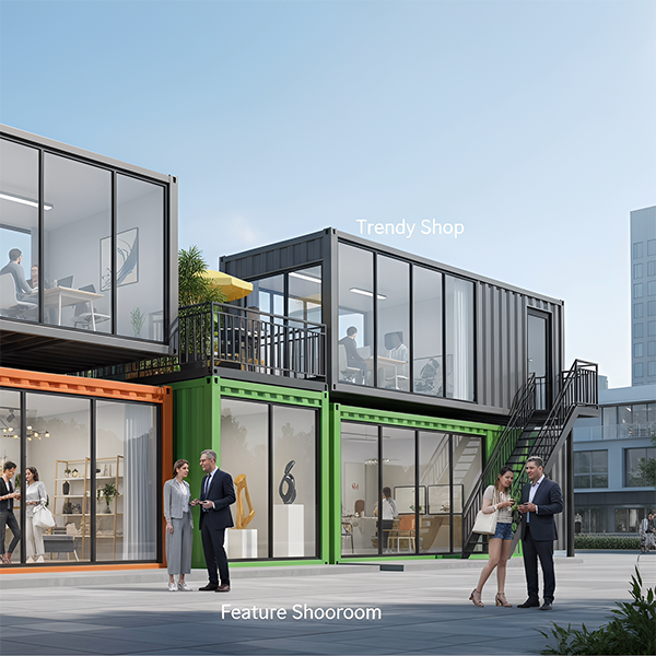 Combined Container House Complex for Dormitory, Office & Commercial Buildings | Fujian Lanen