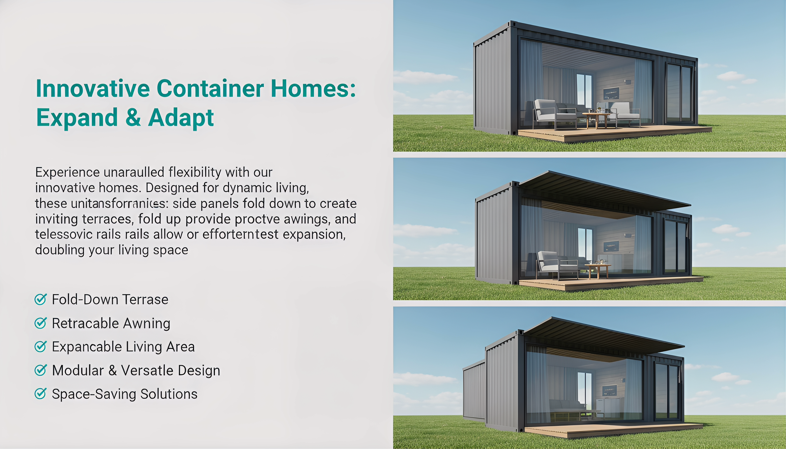 Combined Container House