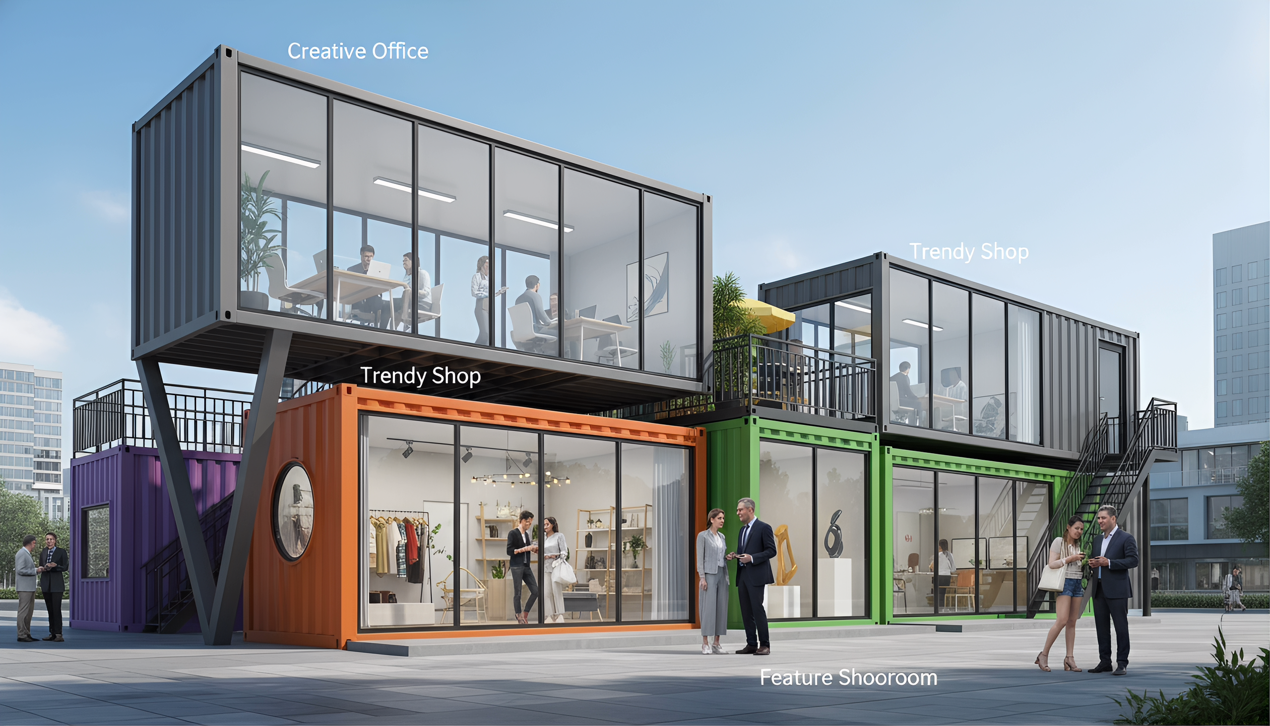 Combined Container House Complex