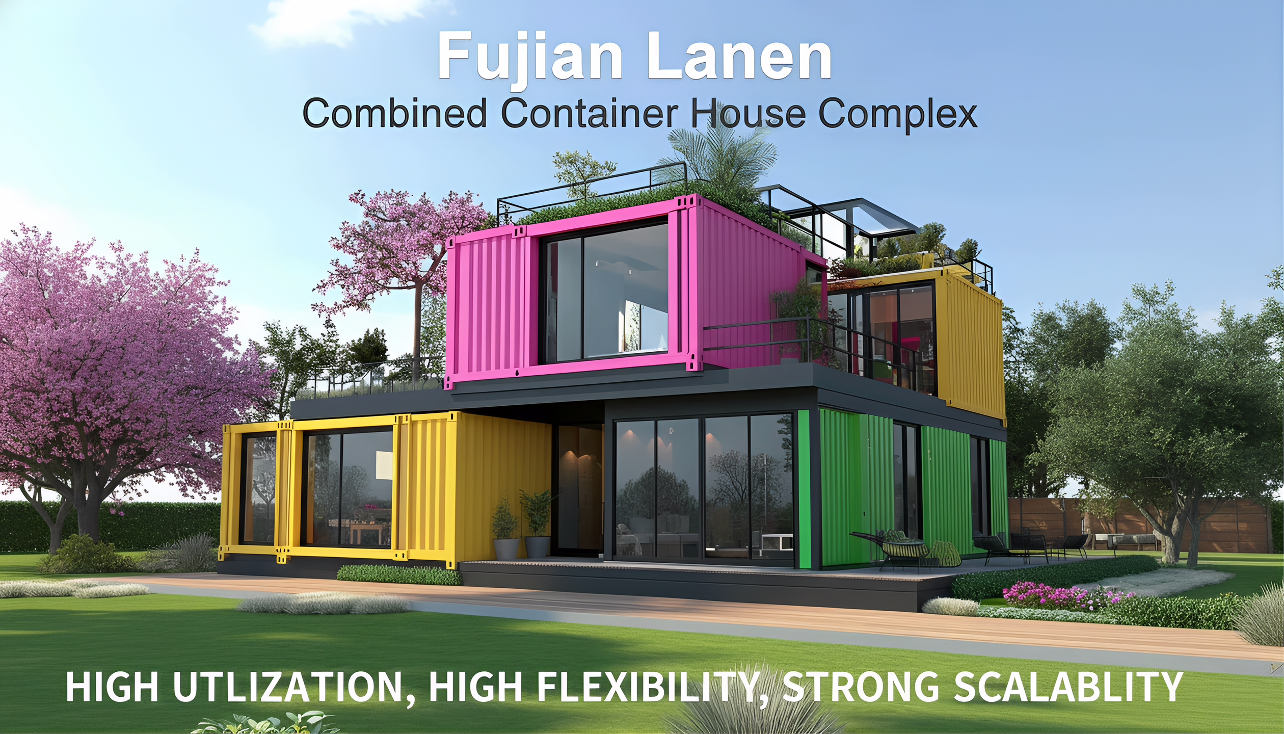 Combined Container House Complex Modular