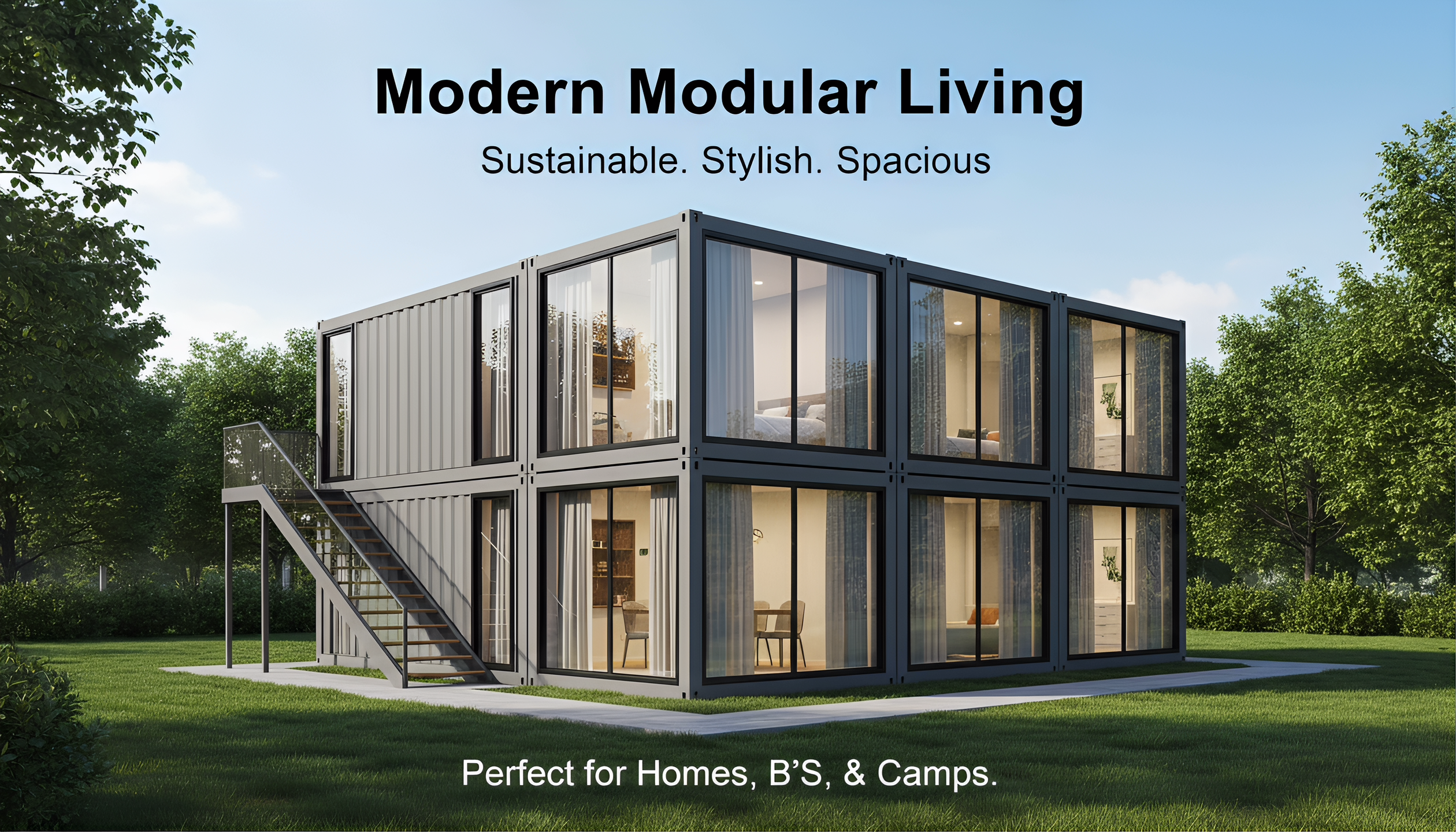Combined Container House Complex Modular