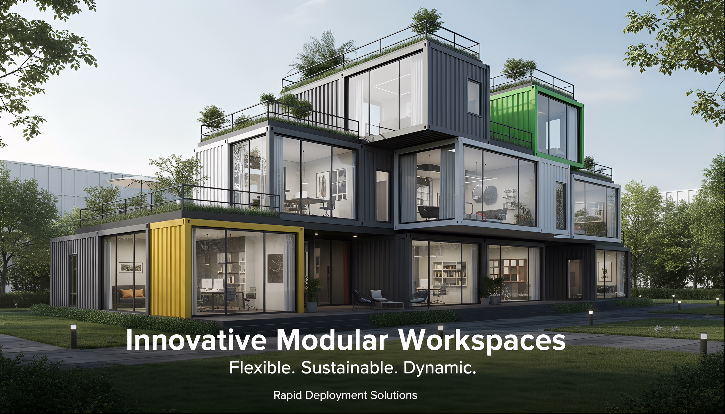 Combined Container House