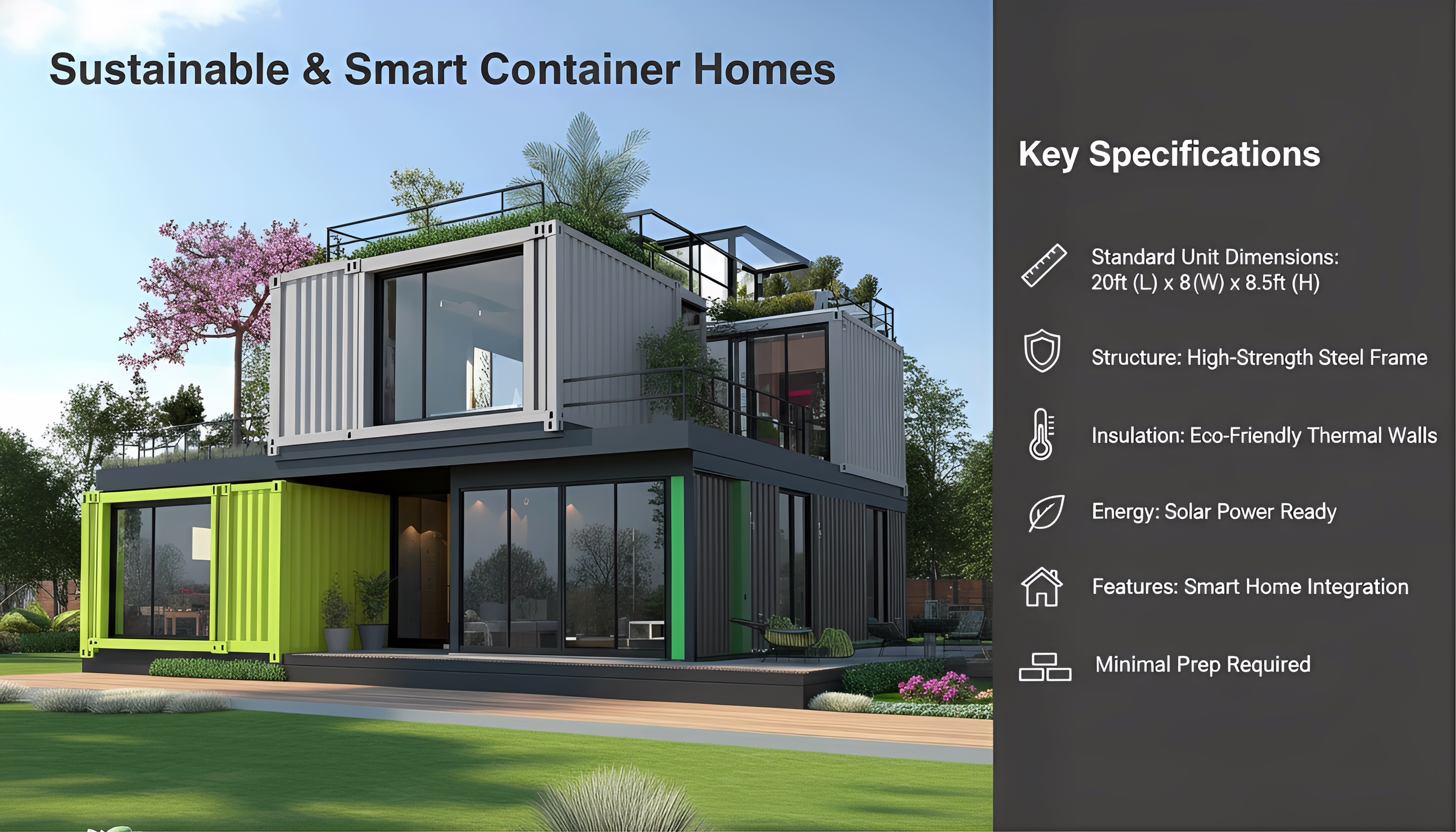 Combined Container House Complex Modular