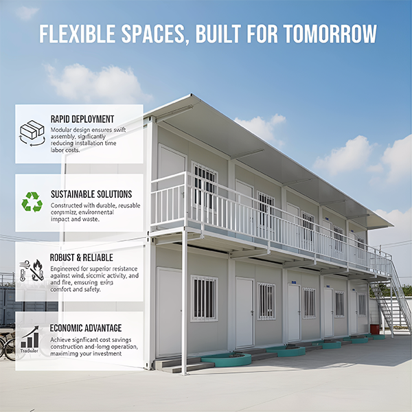 Economic Container House | Fast-Assembly Modular Temporary Building for Site Office, Dormitory & Emergency Shelter