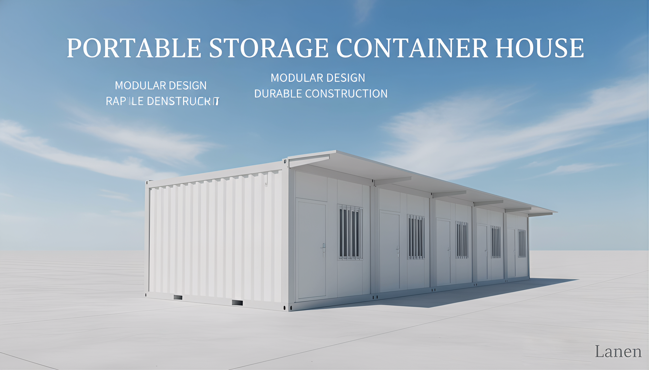 Portable Storage Container House