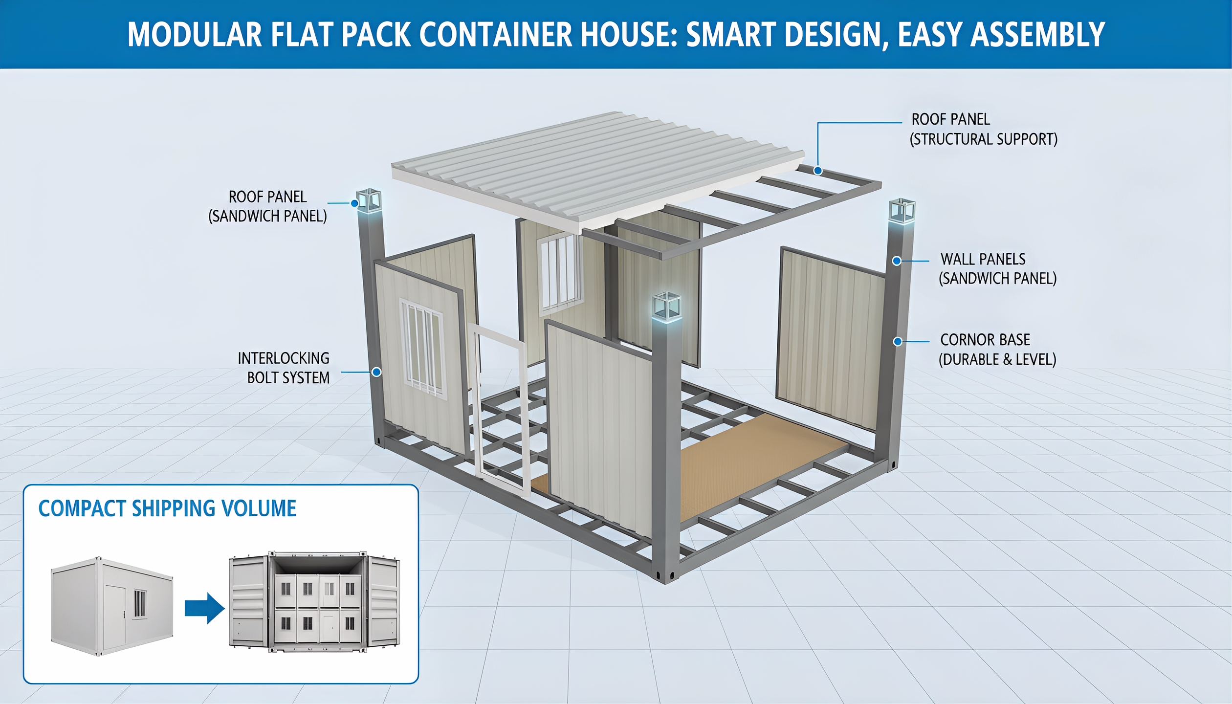 Portable Storage Container House