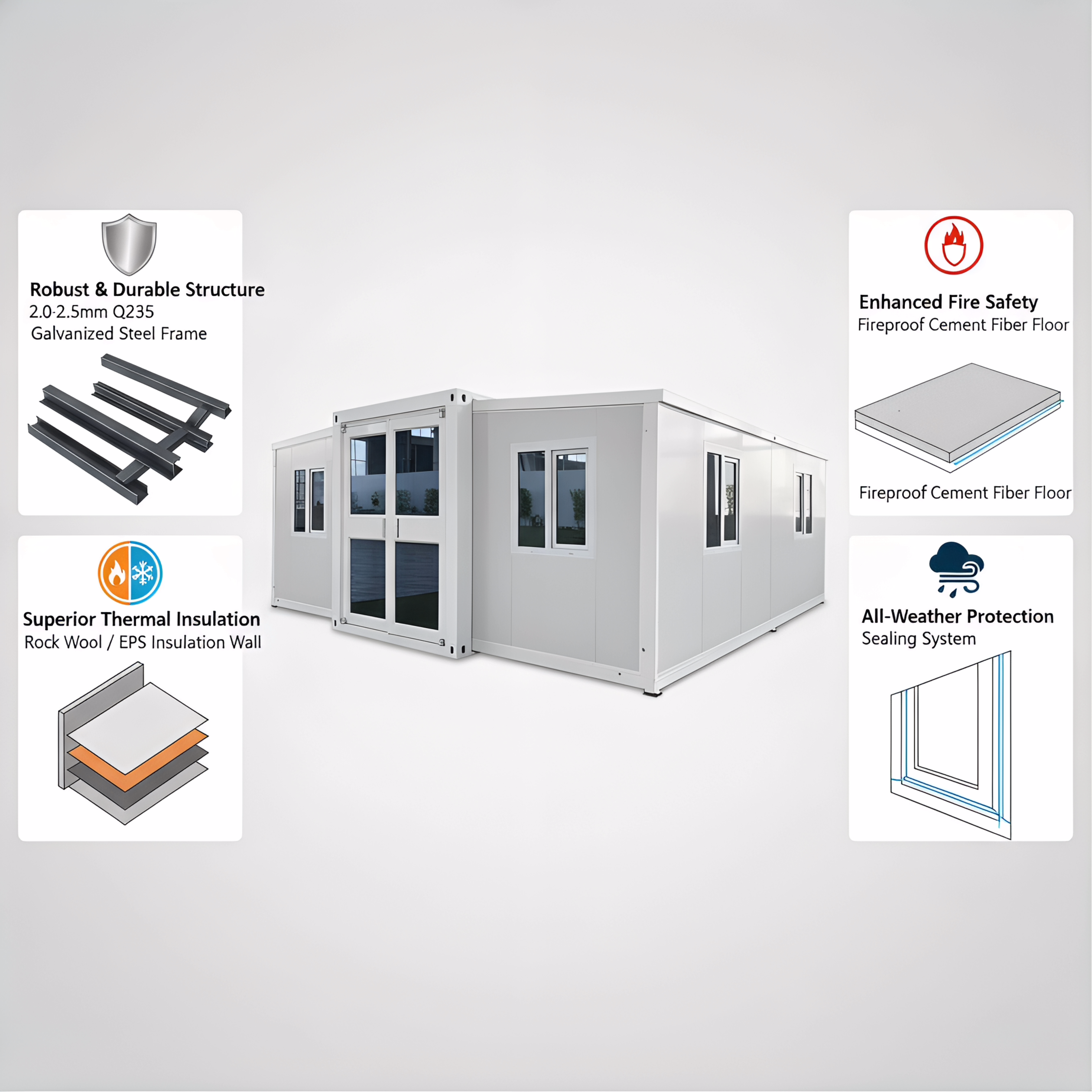 20ft Expandable Container House