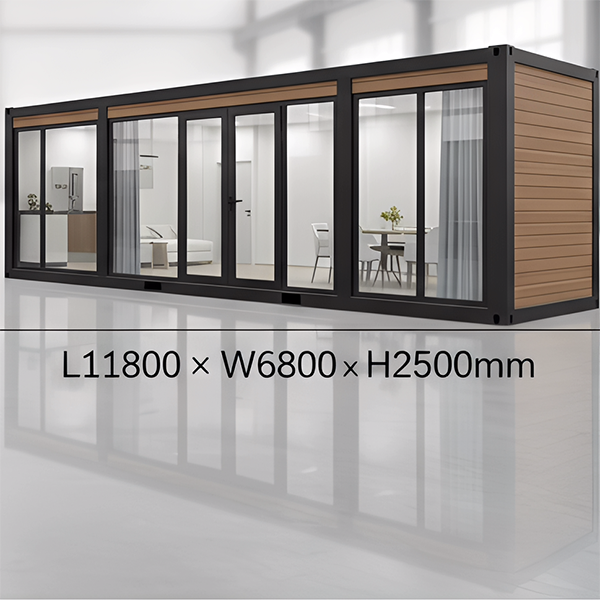 40ft Expandable Container House | Double-Wing Prefab Modular Home with Fast 15-Minute Setup