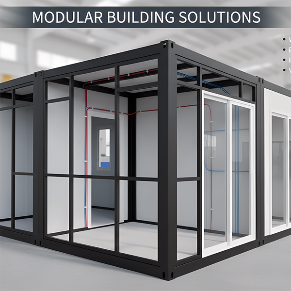 Expandable Site Office Container House | Prefab Modular Office & Living Space, Fast Delivery and Easy Setup