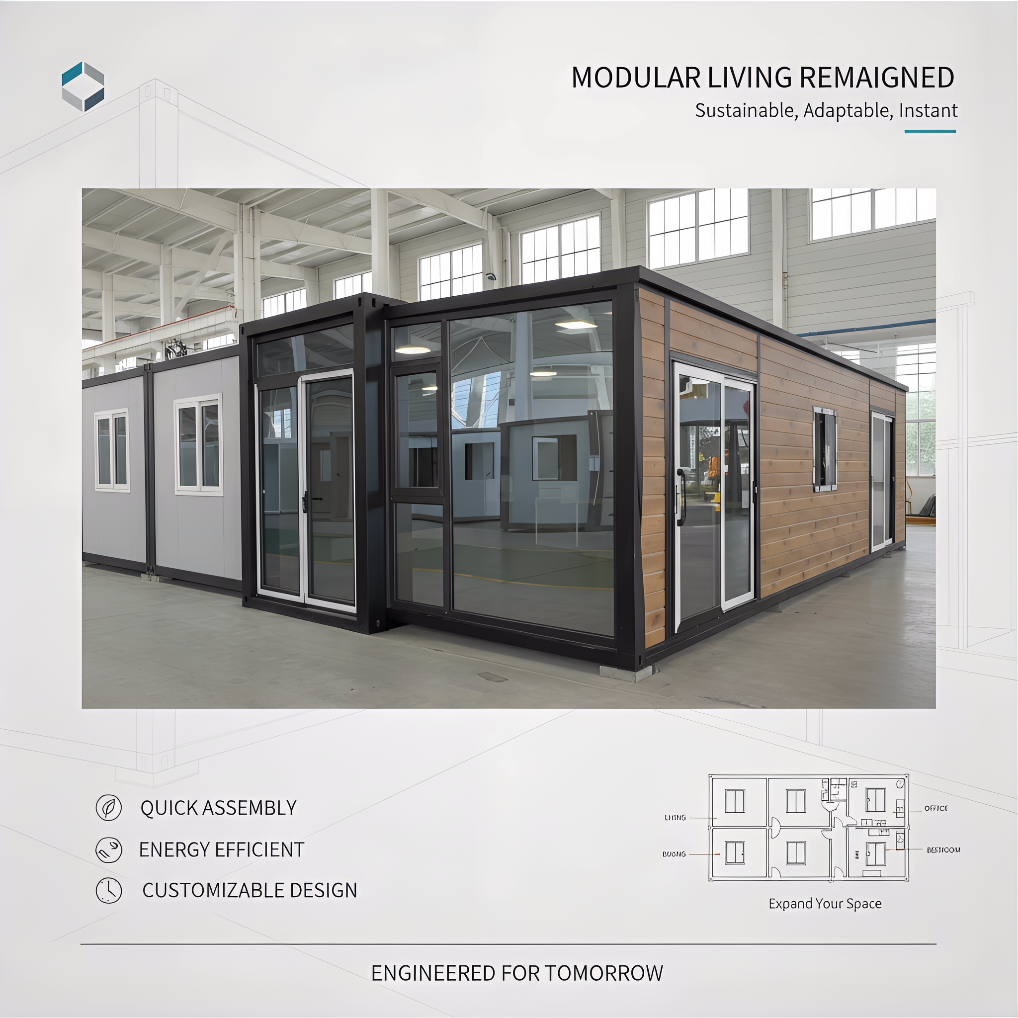 Expandable Site Office Container House