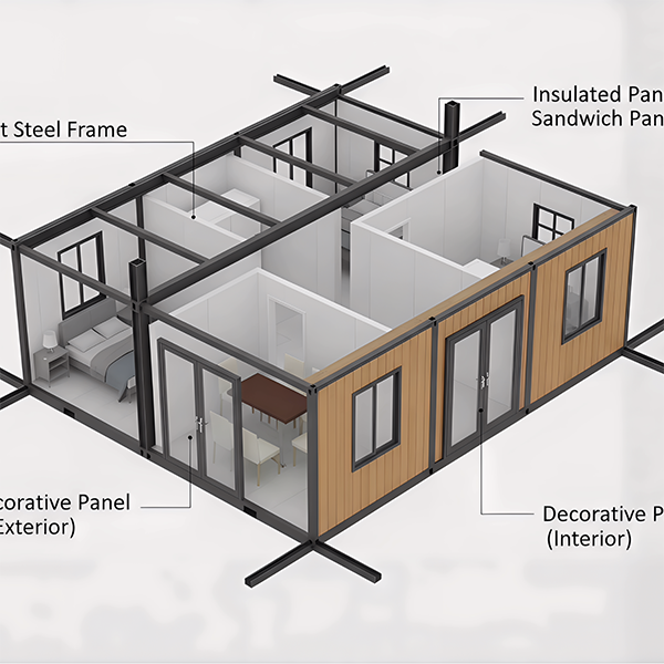 Luxury Expandable Prefab Container House | Premium Modular Expandable Living & Office Space