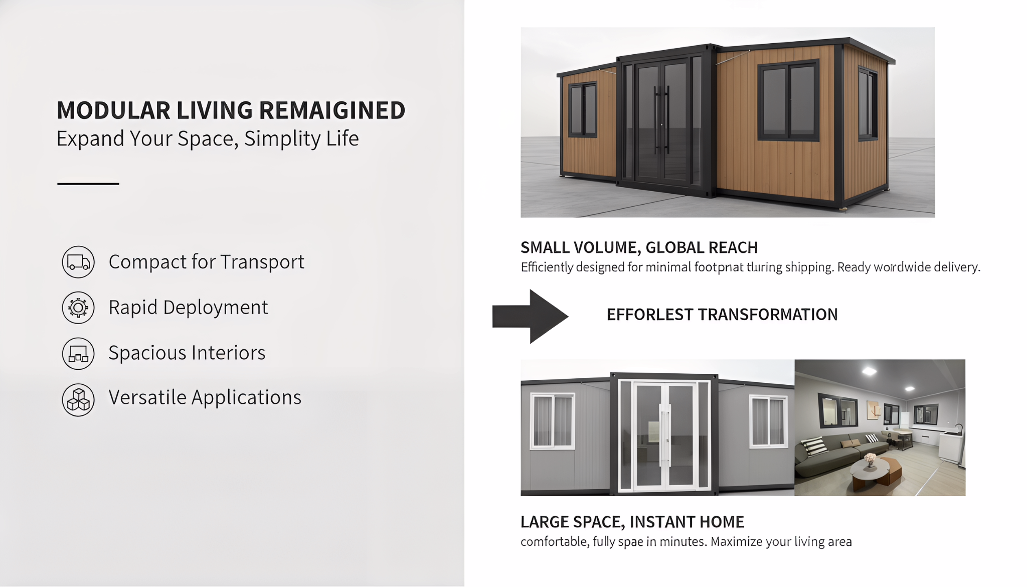 Expandable Prefab Container House