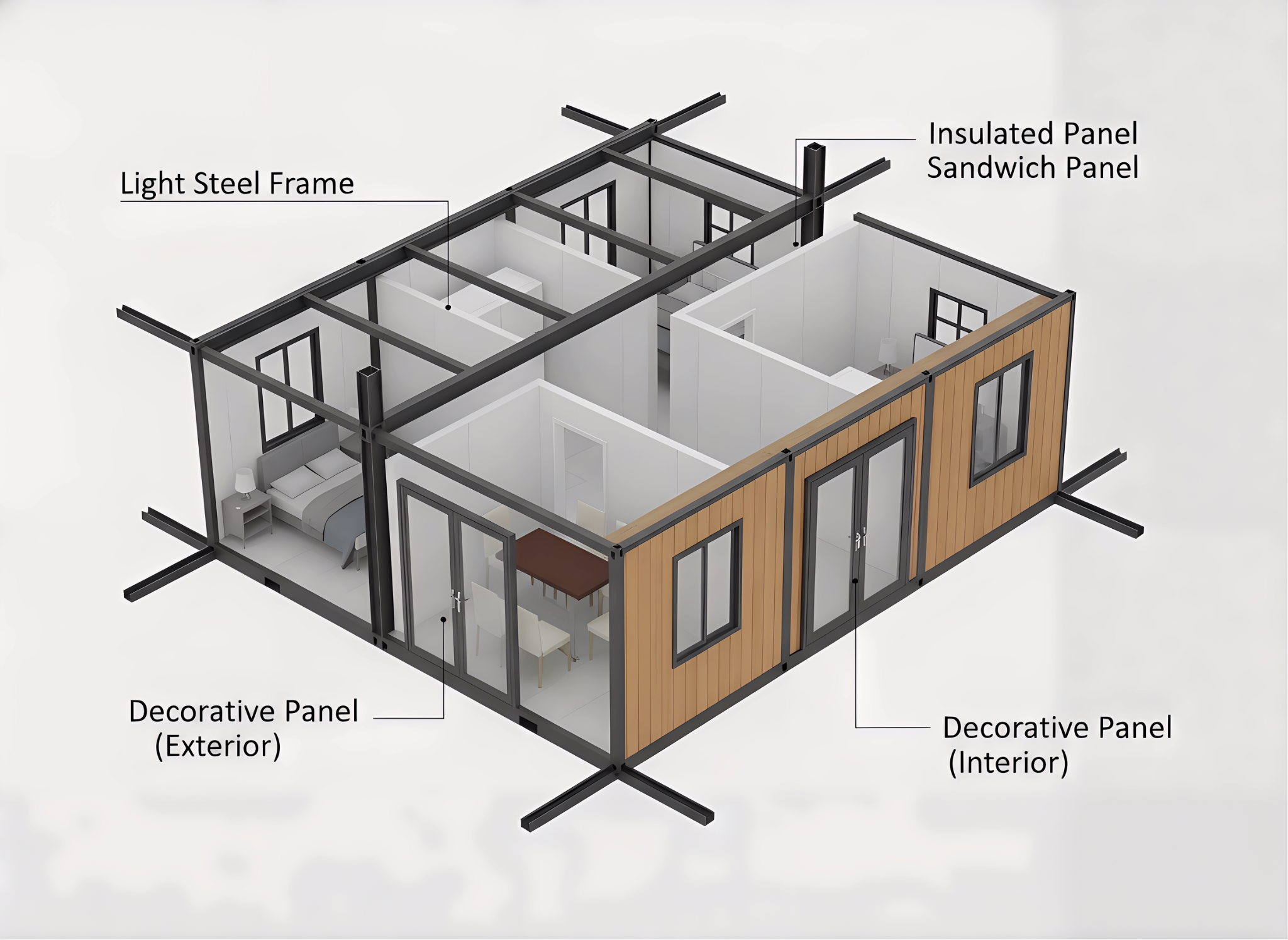 Luxury Expandable Prefab Container House