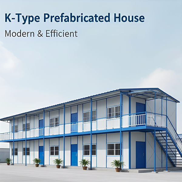 K-Type Prefab Container House | Fast-Install Modular Site Office, Dormitory & Temporary Building
