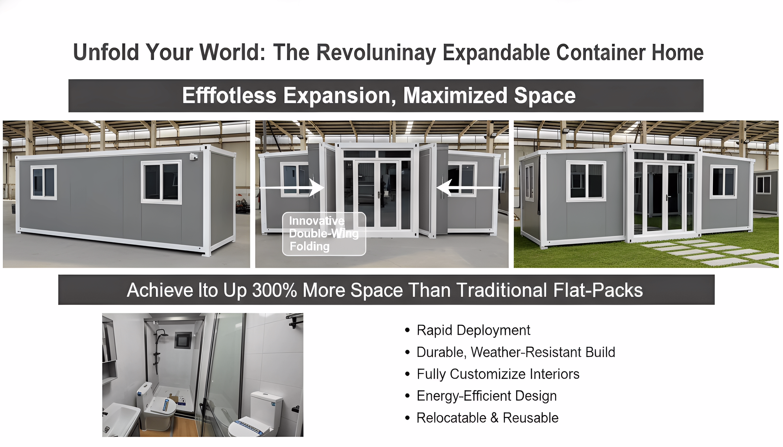 Three Bedroom Expandable Container House