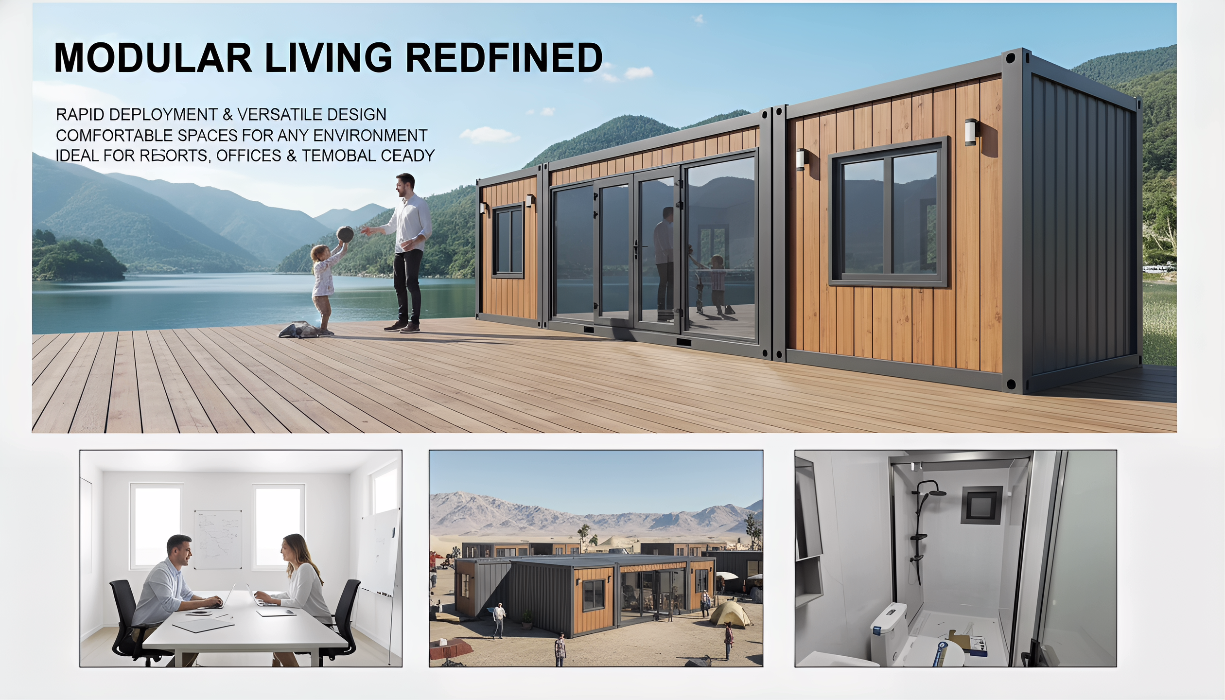 Three Bedroom Expandable Container House