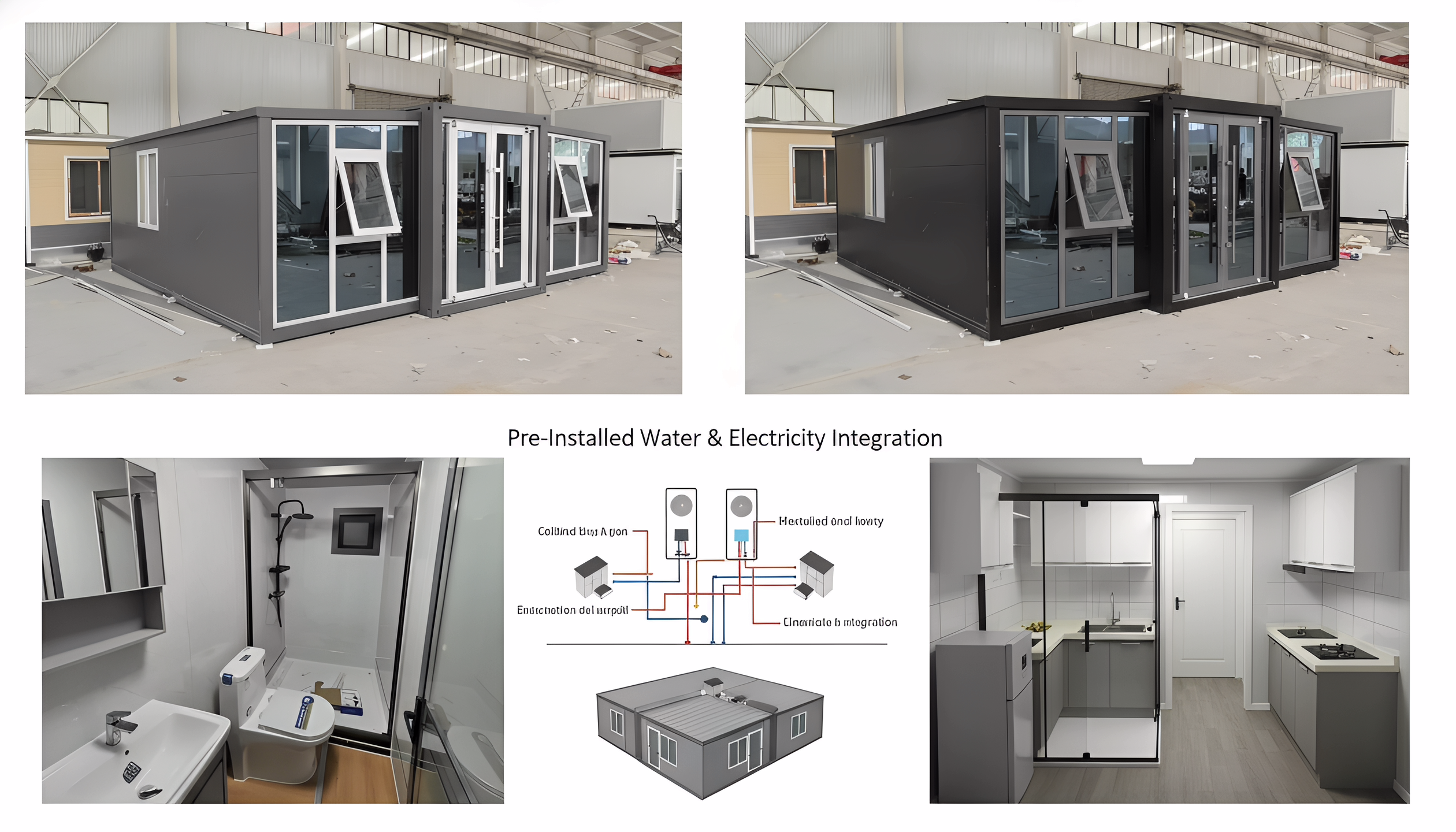 Two/Three Bedroom Expandable Container House