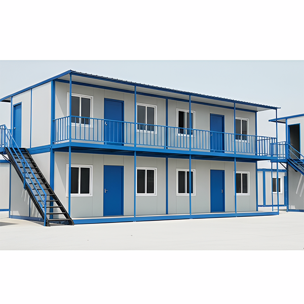 T-Type Prefab Container House | Flat-Roof Modular Temporary Building for Office, Dormitory & Commercial Use