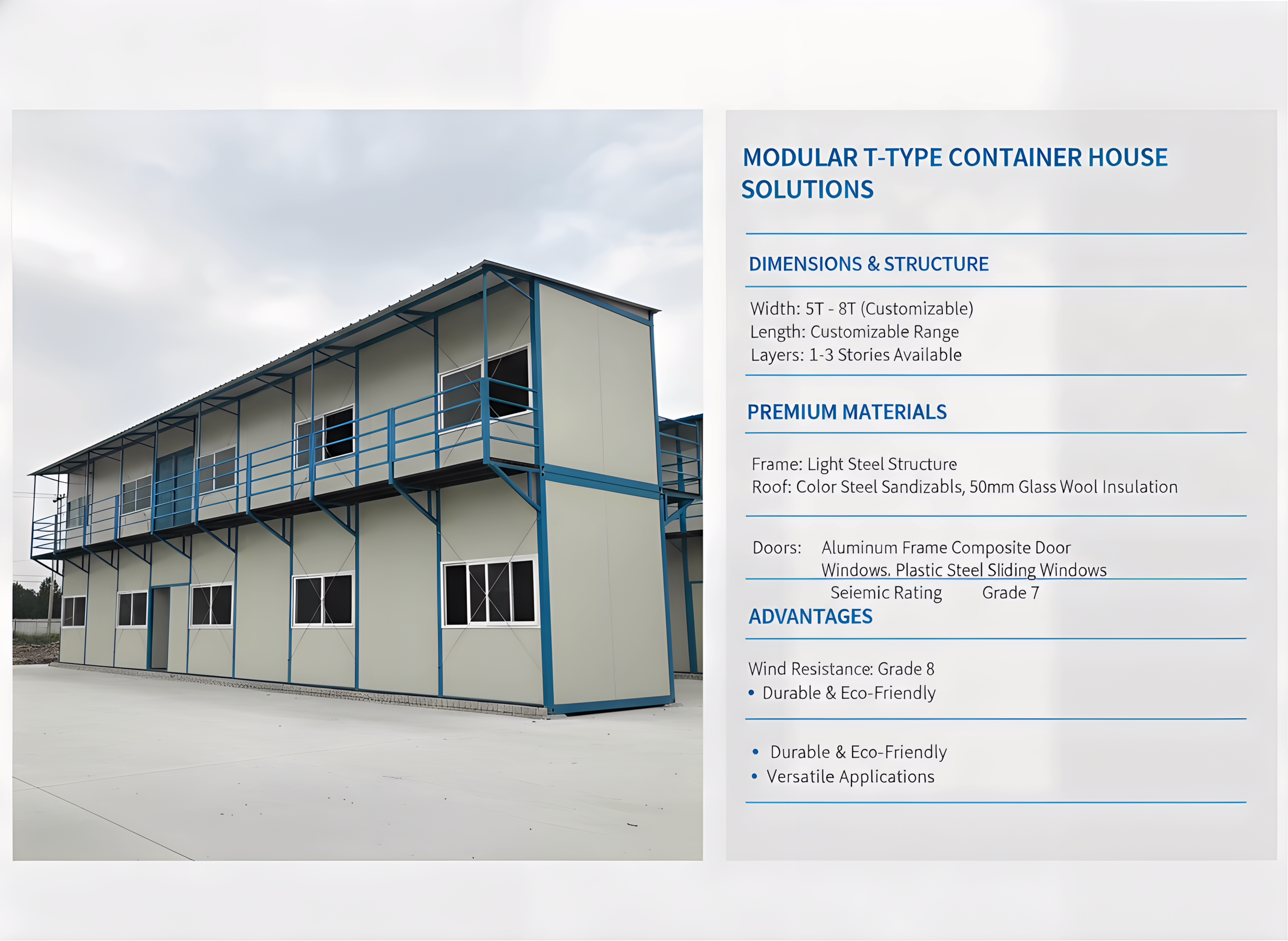 T-Type Prefab Container House