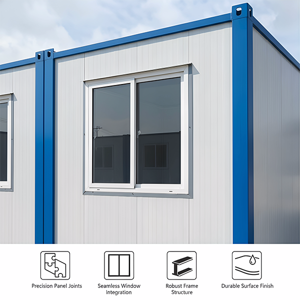 Sandwich Panel Container House | Insulated Steel Modular Building with PU/EPS/Rock Wool Options
