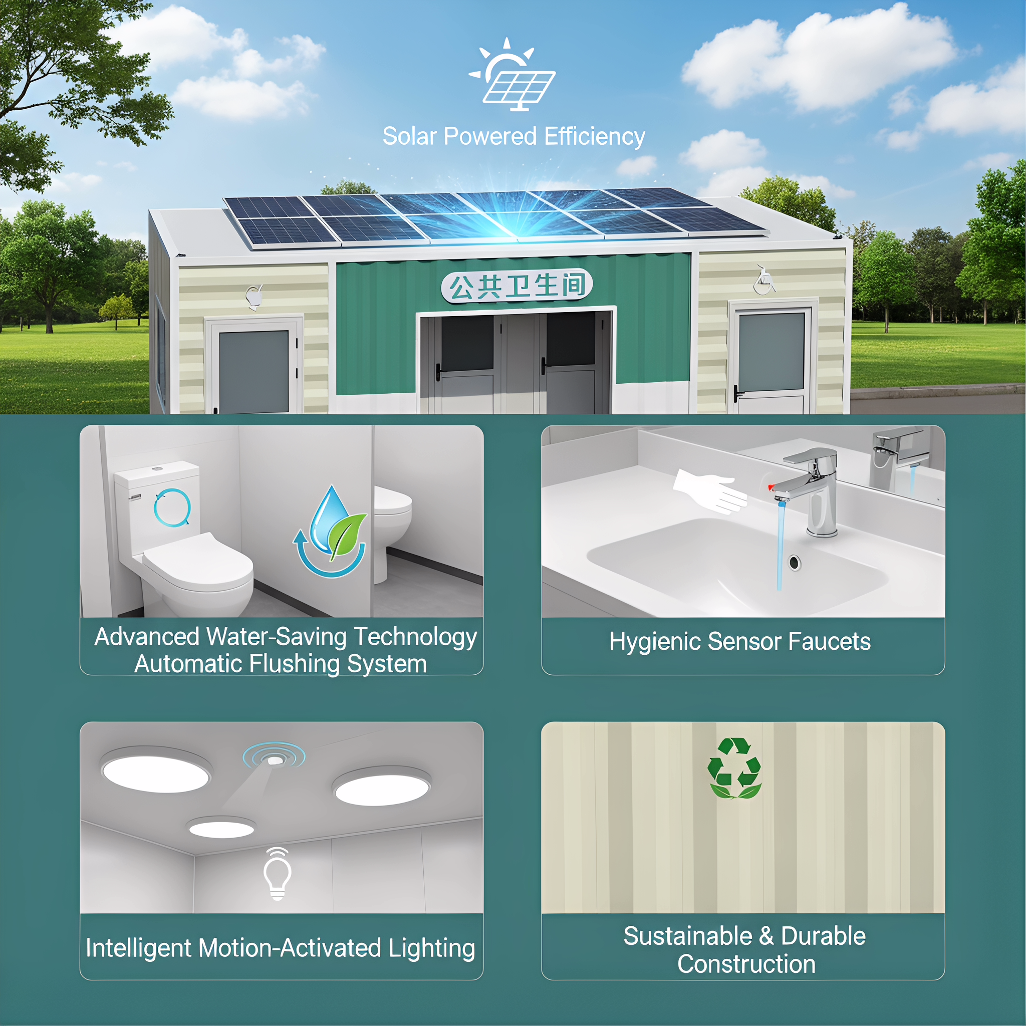 Modular Container Toilet