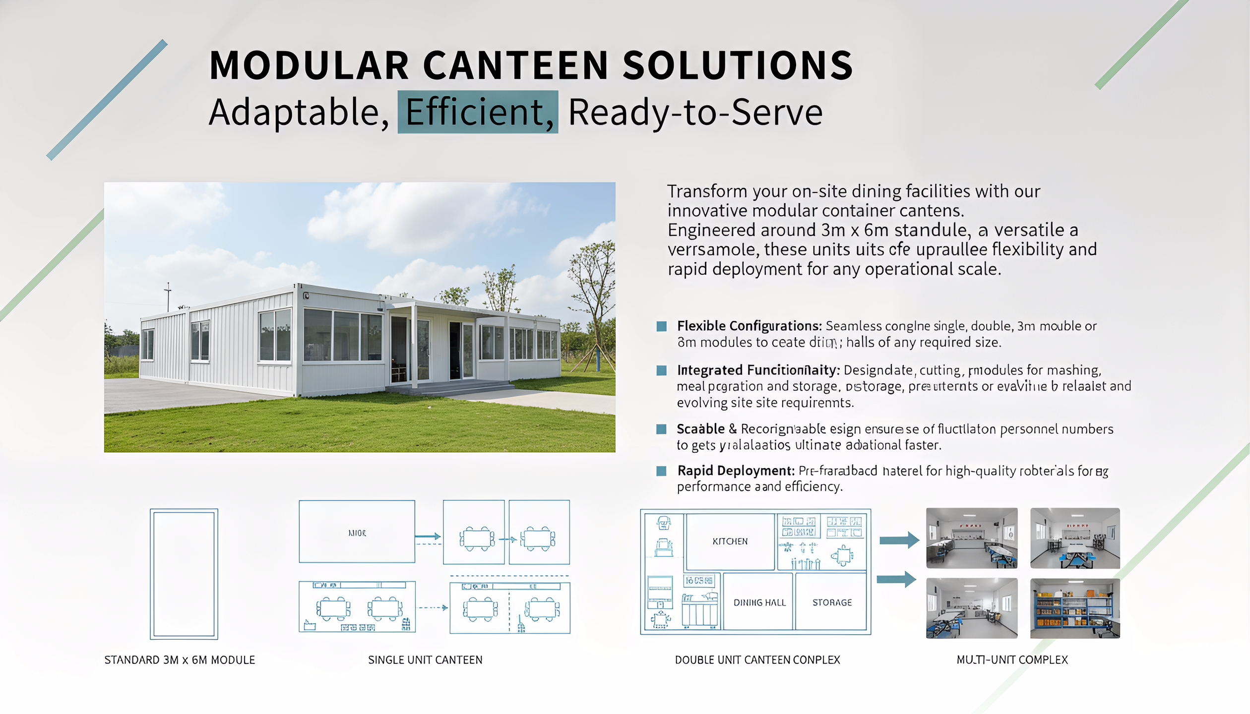 Site Canteen Container House