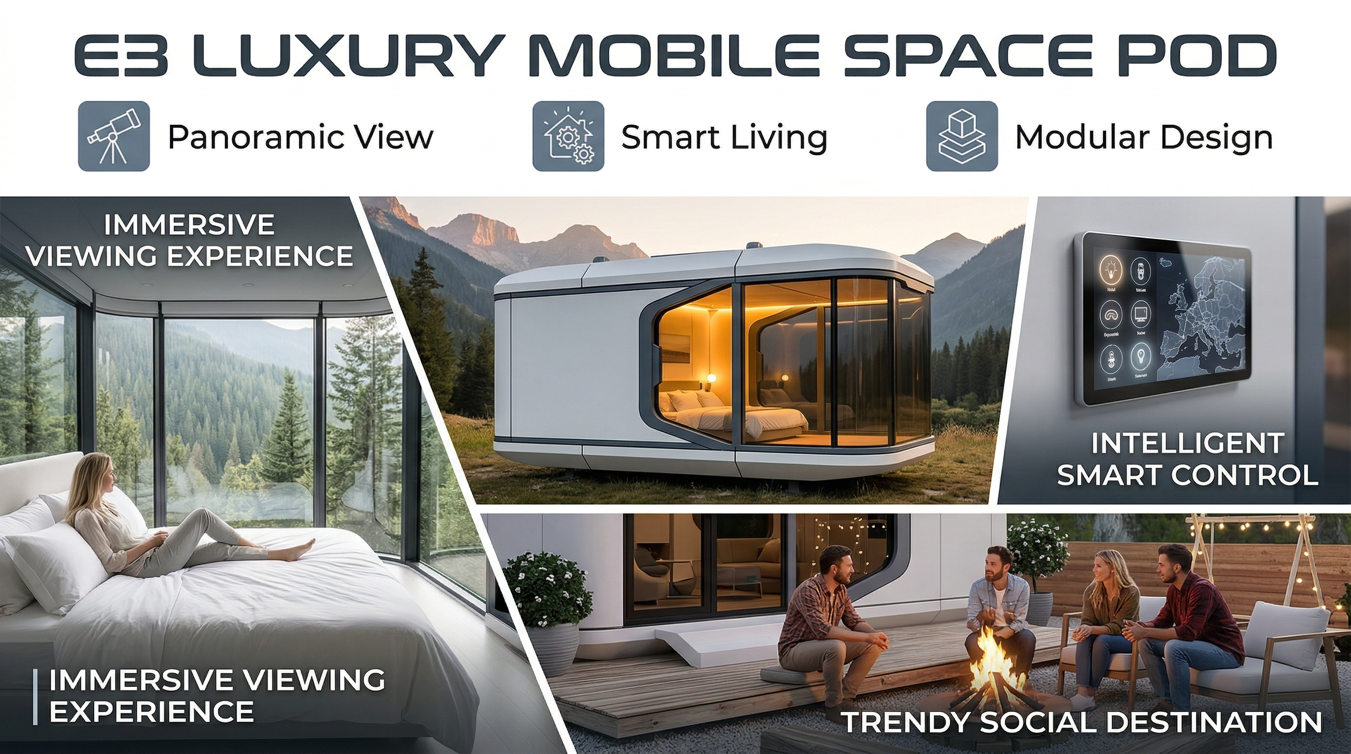 Smart Prefab Portable Capsule House