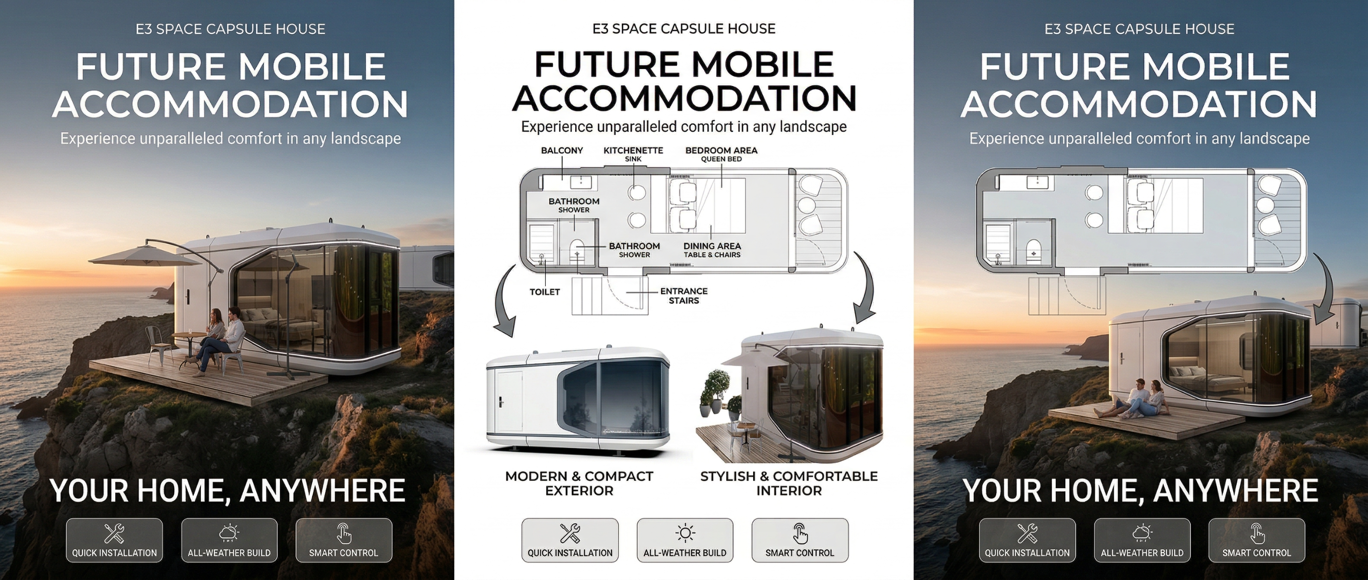 Luxury Tiny Capsule Home