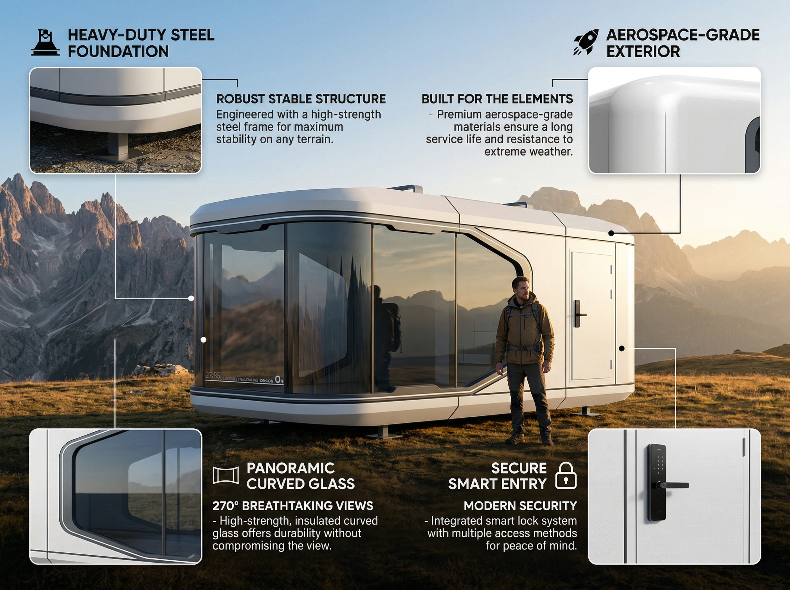 Luxury Tiny Capsule Home