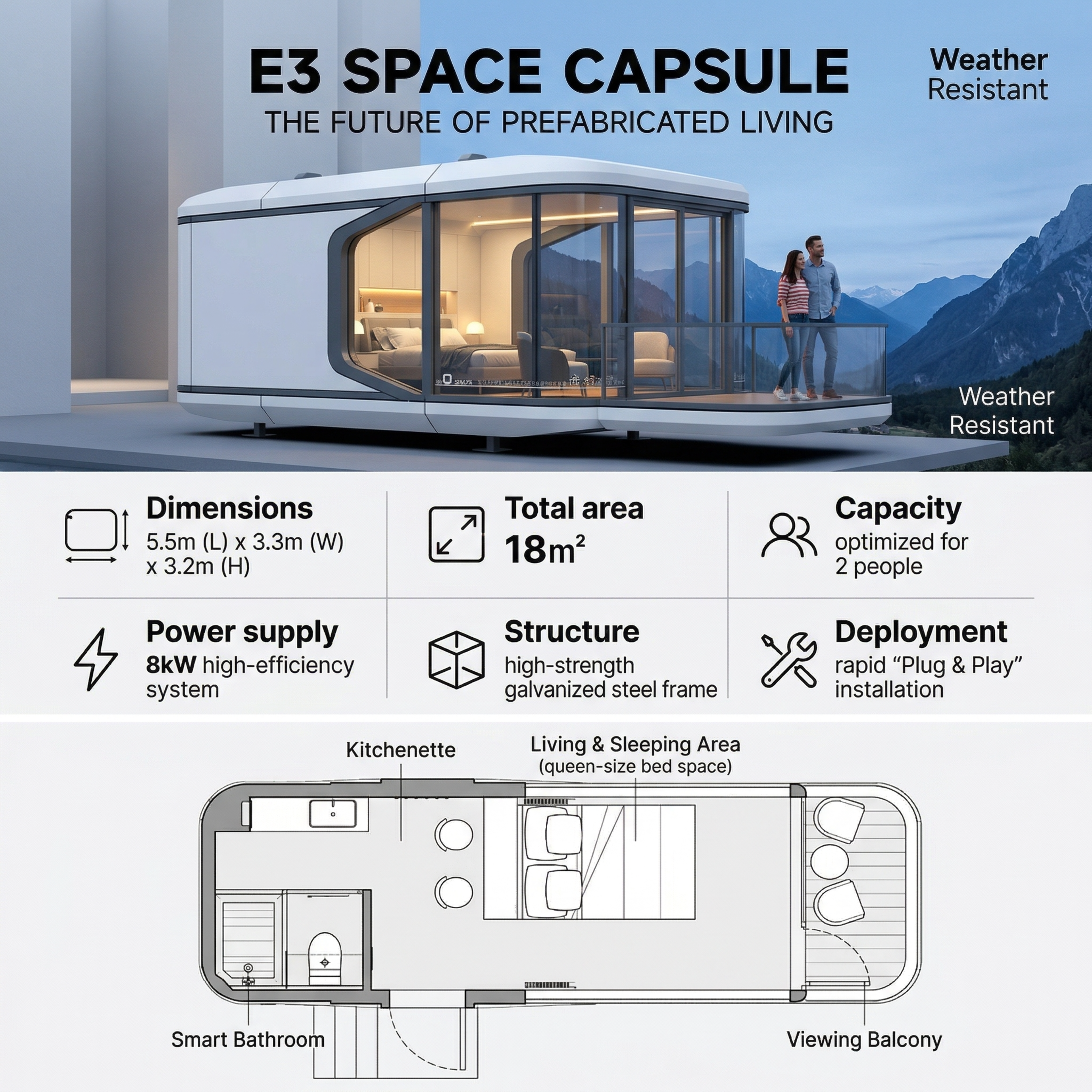 E3 Space Capsule House