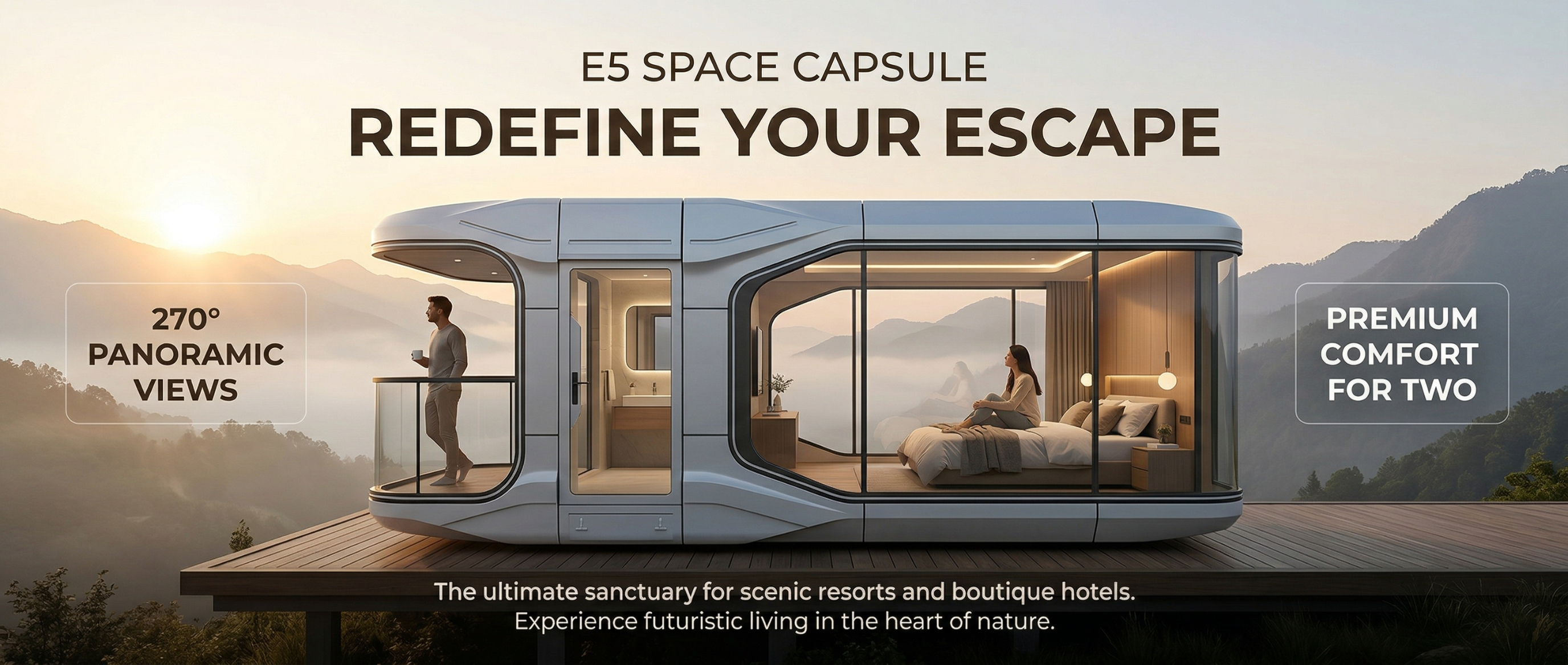 Smart Prefab Portable Capsule House
