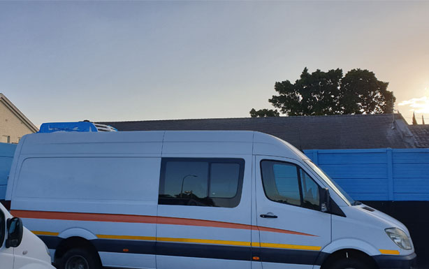 fully electric van freezer units