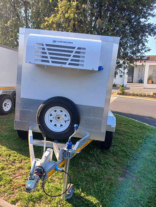 portable cold storage trailer