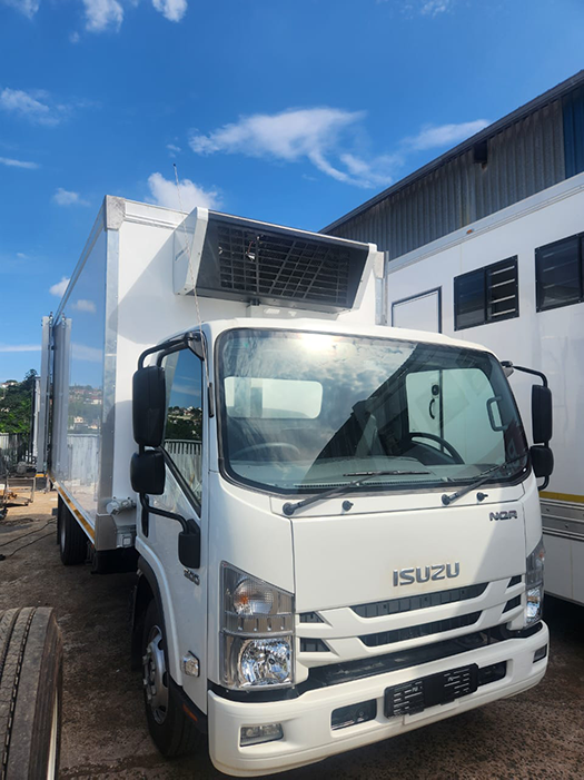 electric truck cooling units